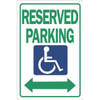 Hy-Ko 12 In. X 18 In. "Reserved Parking" Heavy-Duty Sign