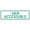 Virginia Van Accessible Disabled Parking Sign, Reflective, 18 X 6"