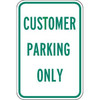 Customer Parking' Sign, Reflective, 12 X 18