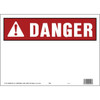 Hy-Ko "Danger" Sign, Polyethylene, 14 X 10", Package Of 5