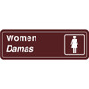 Spanish Women Interior Sign, 9 X 3