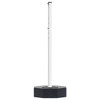 Plasticade Portable Post Rubber Base Sgn Stand B/W
