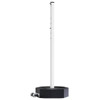 Plasticade Portable Post Rubber Bse Sign Stand B/W