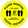 Hy-Ko Social Distancing Vinyl Floor Decal