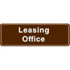 Leasing Office Interior Sign, 9 X 3