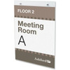 Deflect-O Classic Vertical Image Wall-Mount Sign Holders
