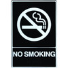 Hy-Ko Braille "No Smoking" Sign, Ada, Self-Adhesive Plastic, 7 X 11"