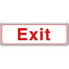 Exit Acrylic Architectural Sign, Interior, 9 X 3