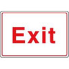 Exit Acrylic Architectural Sign, Interior, 9 X 6