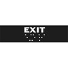 Brady Bradyglo Braile White Exit Sign
