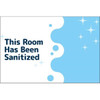 Generic 4 X 3 In Proof Of Sanitation Door Entry Sticker (100-Pack)