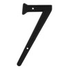 House Number 7, Diecast, Black Finish, Package Of 2