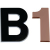 Helvetica Plastic Numbers 9, 24"
