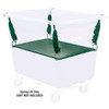 Royal Basket Trucks 10 Bushel Polyethylene Spring Lift, Green