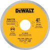 Dewalt 4-Inch Continuous Rim Diamond Saw Blade With 7/8-Inch Arbor For Tile