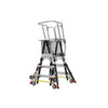 Little Giant Ladders 3-5 Ft Cage Model W/ Wheel Lift And Ratchet Levelers