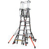 Little Giant Ladders Compact Cage Model Iaa  With Side Tip Outrigger Wheel Lift