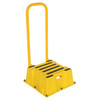 Vestil Step Poly Nestable Step Stool 1 Step With Handrail