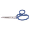 Klein Tools Blue Carbon Steel Bent Trimmer 7" W/Large Bottom Ring