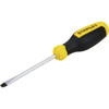 Stanley 6" Slotted Screwdriver, 1/4 X 6", Ergonomic Handle