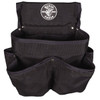 Klein Tools Powerline 8-Pocket Black Tool Pouch