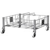 Rubbermaid Commercial Slim Jim 200 Lb Stainless Steel Double Dolly