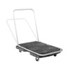 Rubbermaid Commercial Folding Platform Truck, Utility Duty, 3 In. Casters, 250 Lb. Capacity, Black