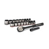 Crescent 20 Piece X10 3/8 Drive 6 Point Standard Sae/Metric Mechanics Tool Set