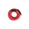 Steelman 25-Foot X 3/8-Inch Id Rubber Air Hose With 1/4-Inch Npt Brass Fittings