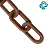 Mr. Chain 1 Inch X 25 Ft. Brown Plastic Barrier Chain