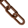Mr. Chain 1.5 Inch X 25 Ft. Brown Plastic Barrier Chain