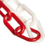 Mr. Chain 2 Inch X 100 Ft. Alternating Red/White Plastic Barrier Chain