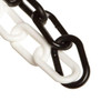 Mr. Chain 2 Inch X 100 Ft. Alternating White/Black Plastic Barrier Chain