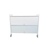 Omnimed Omnicart 20 Cap With Full Door Locking Panel, Flat Key Lock, Lt. Grey