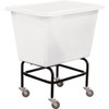 Royal Basket Trucks 6 Bushel Polyethylene Elevated Truck, White
