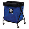 Royal Basket Trucks 8 Bushel X-Frame Cart & Blue Vinyl Bag Labeled Pool Towels