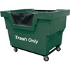 Royal Basket Trucks 26.5 Cubic Foot Mail Truck, Green, Includes Trash Only Decal