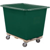 Royal Basket Trucks 16 Bushel Polyethylene Truck, Green, Wood Base
