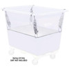 Royal Basket Trucks 6 Bushel Polyethylene Spring Lift, White