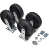 Vestil 4800 Lb Glass Filled Nylon Caster Kit 8" X 2"