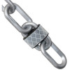 Mr. Chain 2 Inch X 25 Feet Silver Reflective Plastic Barrier Chain