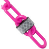 Mr. Chain 2 Inch X 25 Feet Magenta Reflective Plastic Barrier Chain