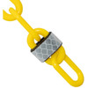 Mr. Chain 2 Inch X 100 Feet Yellow Reflective Plastic Barrier Chain
