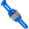 Mr. Chain 2 Inch X 100 Feet Blue Reflective Plastic Barrier Chain