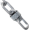Mr. Chain 2 Inch X 100 Feet Silver Reflective Plastic Barrier Chain