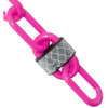 Mr. Chain 2 Inch X 100 Feet Magenta Reflective Plastic Barrier Chain