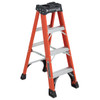 Louisville Ladder Fs1400hd 4 Ft. 375 Lb. 3-Step Fiberglass Step Ladder