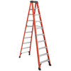 Louisville Ladder Fs1400hd 10 Ft. 375 Lb. 9-Step Fiberglass Step Ladder