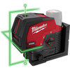 Milwaukee M12 12-Volt Cordless 125' Cross Line-Plumb Points Laser Level