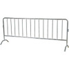 Vestil Galvanized Barrier With Curved Feet